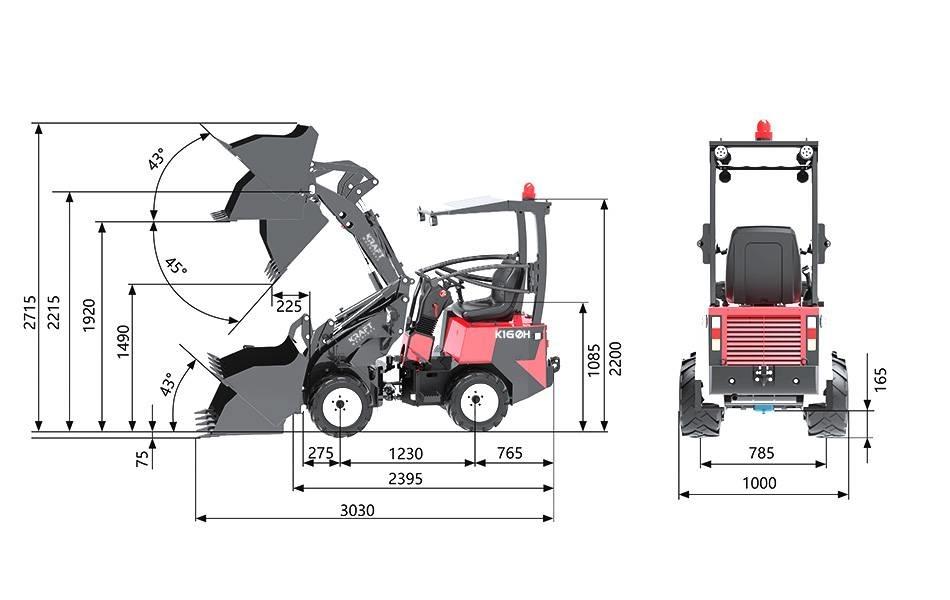 Kraft K160H Utovarivači na točkove