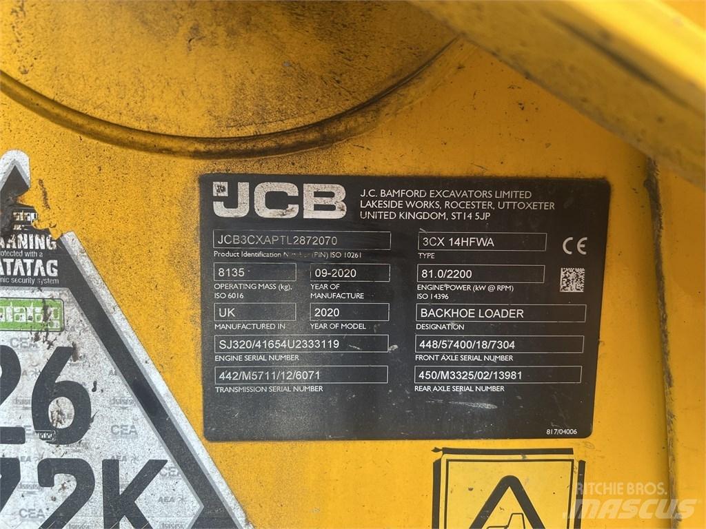 JCB 3 CX Rovokopači