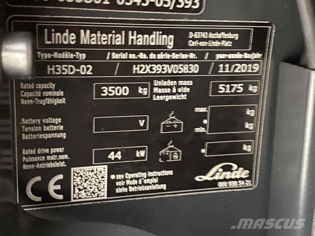 Linde H35D-02 Dizelski viljuškari