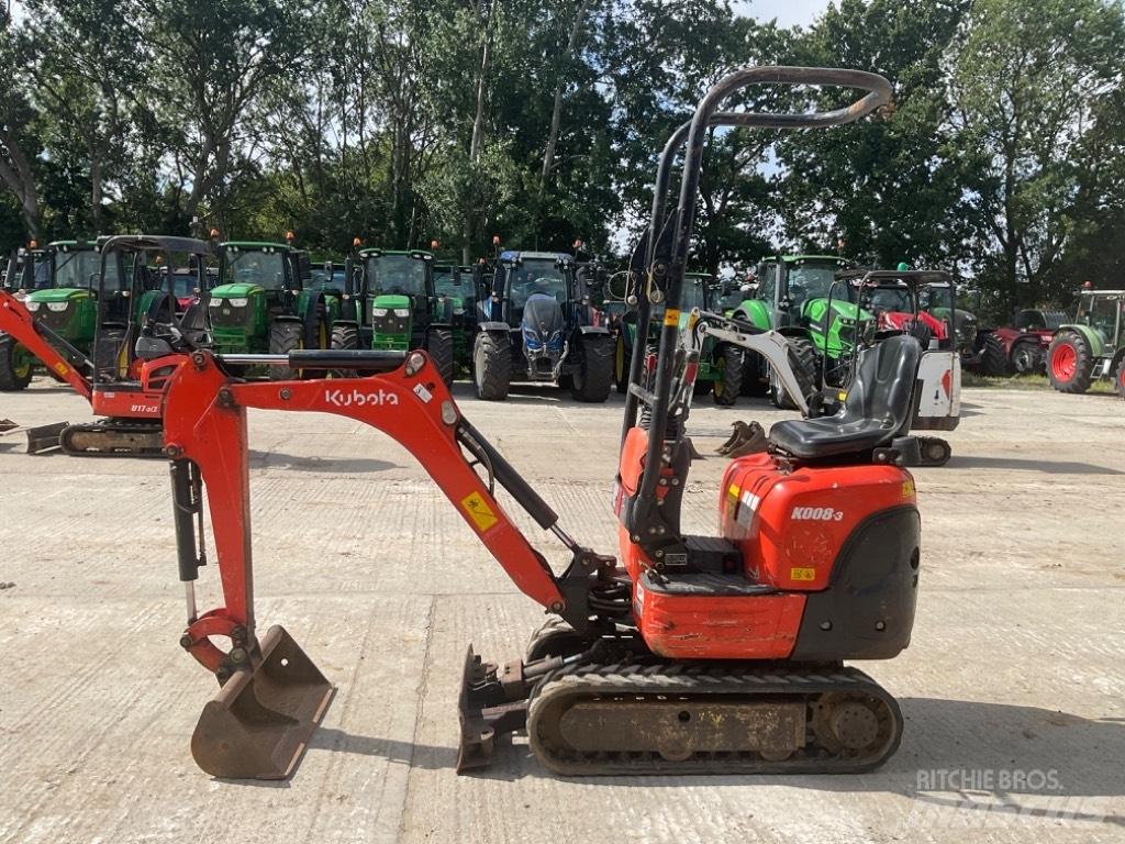 Kubota K 008-3 Mini bageri < 7t