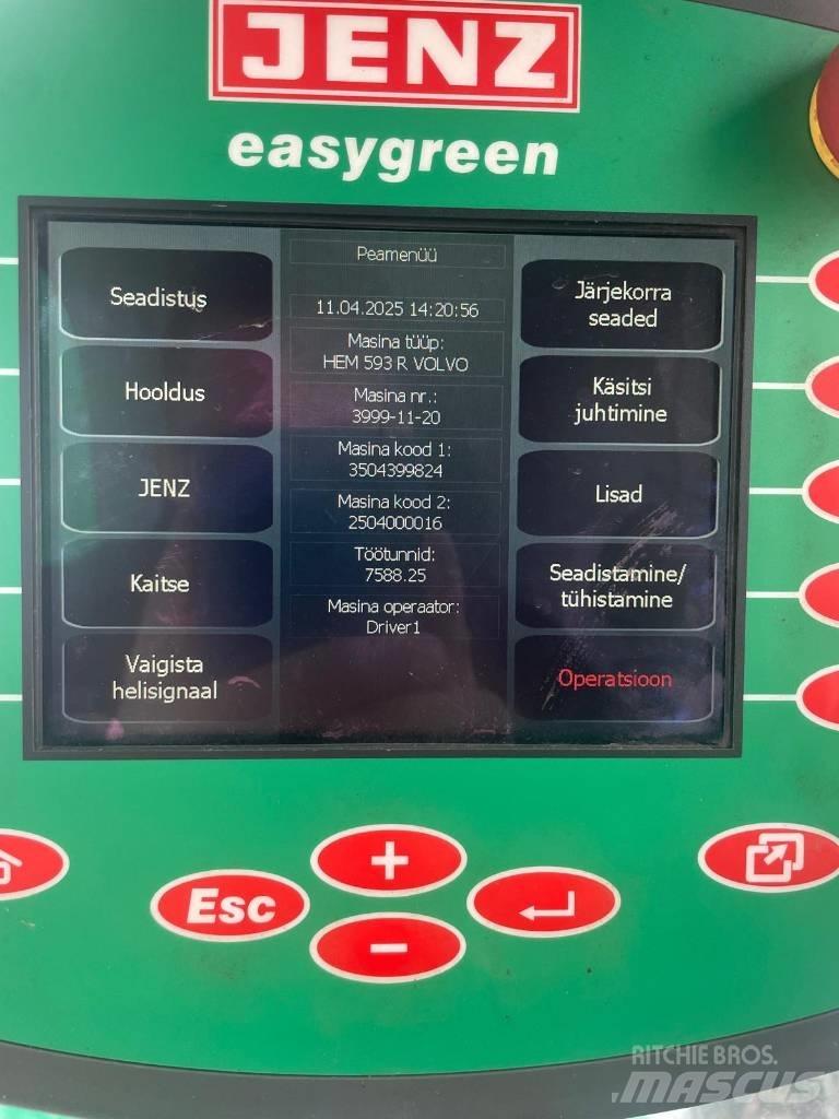 JENZ HEM 593 R Drobilice drva / čiperi