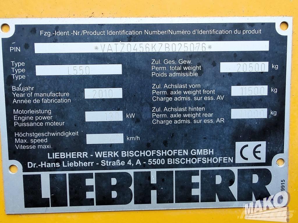 Liebherr L 550 Utovarivači na točkove