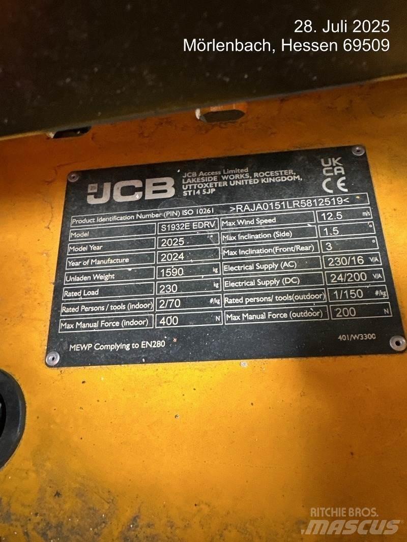 JCB S1932E Makazaste platforme