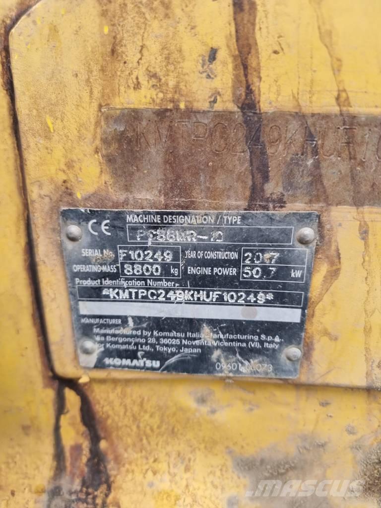 Komatsu PC 88 MR-10 Midi bageri 7t – 12t