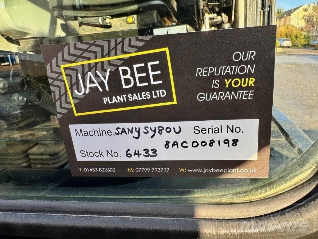 Sany SY 80 U Mini bageri < 7t