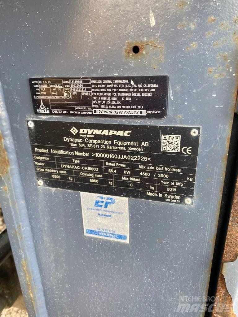 Dynapac CA 1500 D Ostali valjci