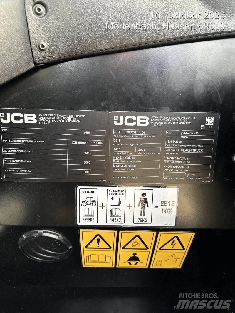 JCB 514-40 CON Teleskopski viljuškari
