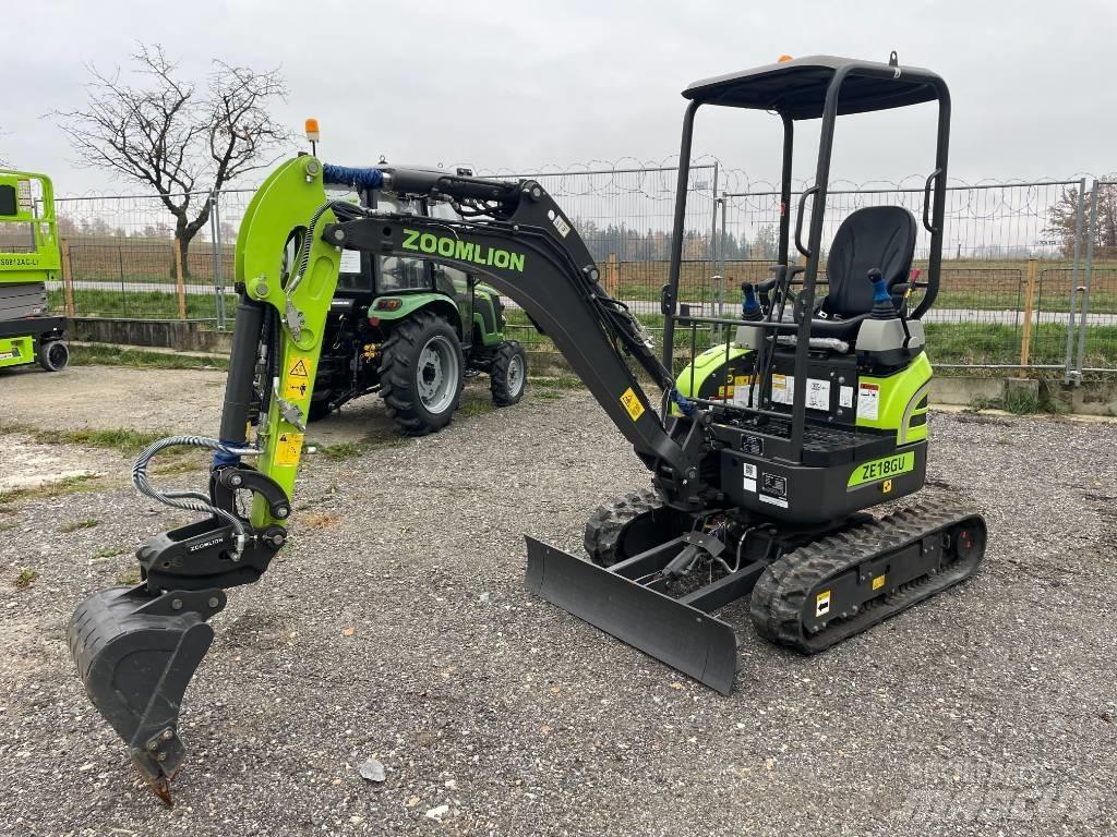 Zoomlion ZE18GU Mini bageri < 7t
