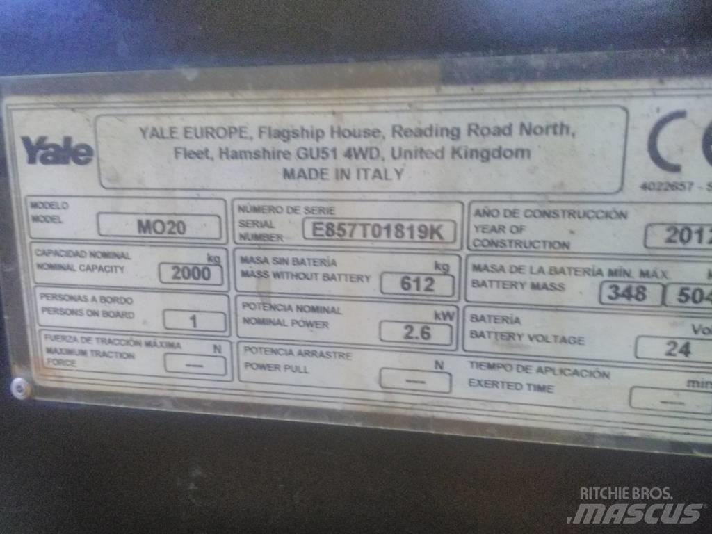 Yale MO20 Niskodizajući komisioni viljuškar