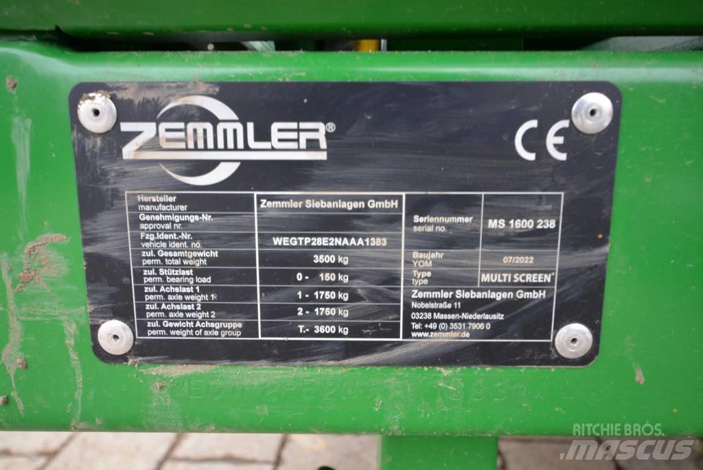 Zemmler MS 1600 Mobilna sita