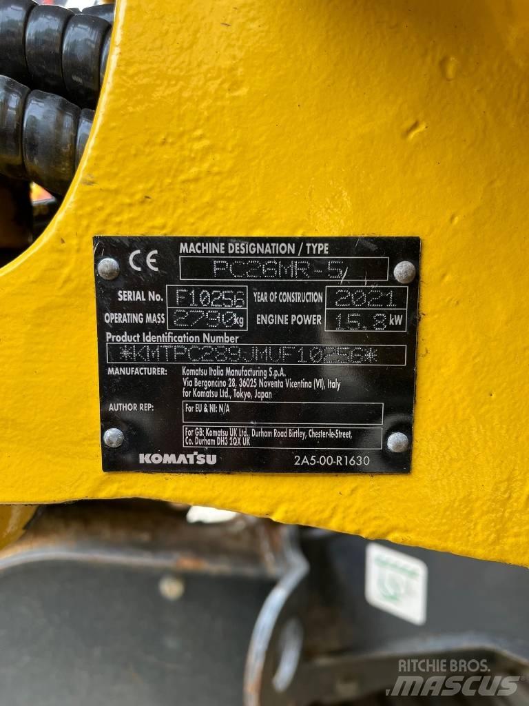 Komatsu PC26MR-5 Mini bageri < 7t