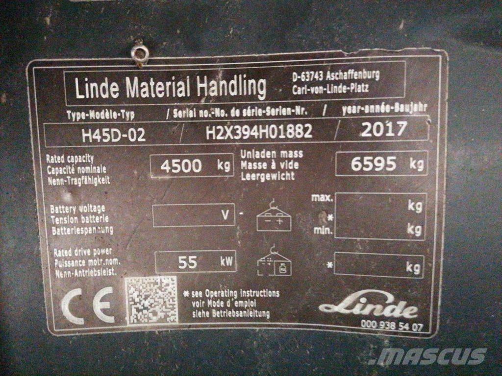 Linde H45D-02 Dizelski viljuškari