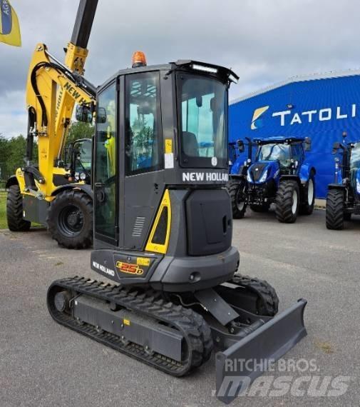 New Holland E25D Mini bageri < 7t