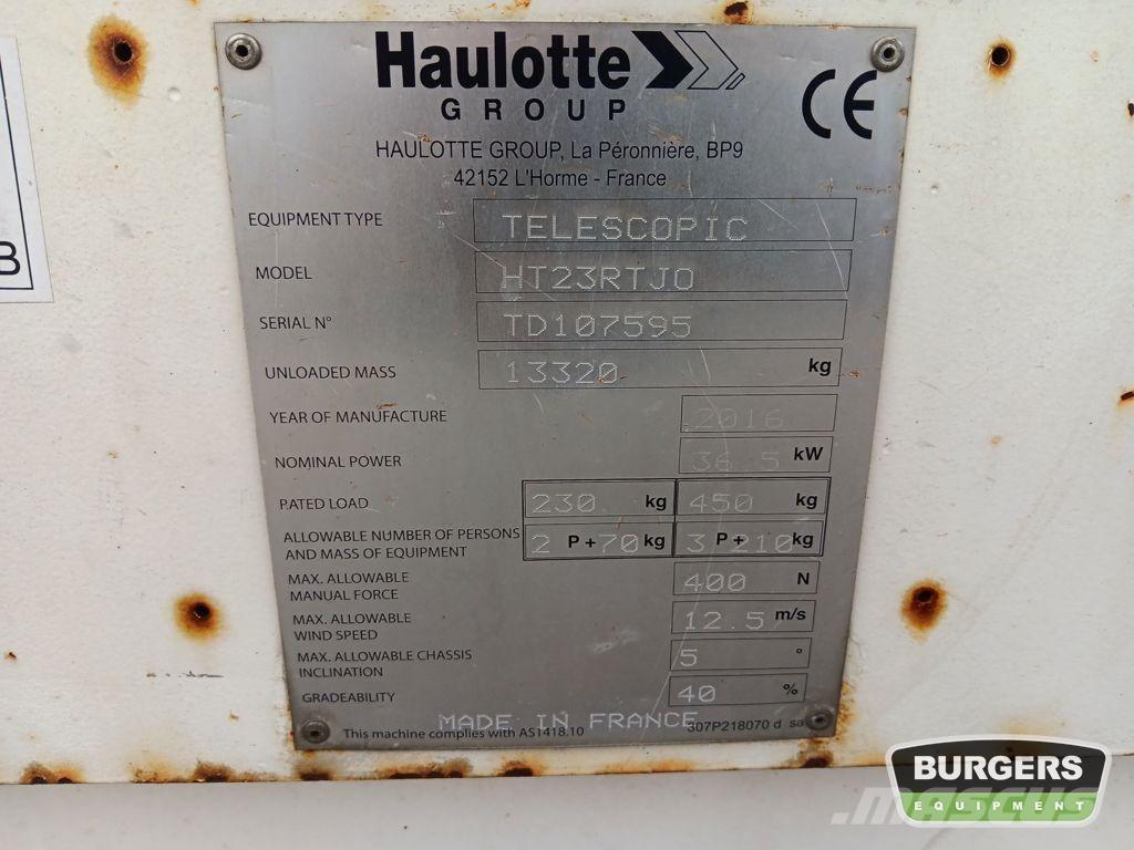 Haulotte HT23RTJO Teleskopske podizne platforme