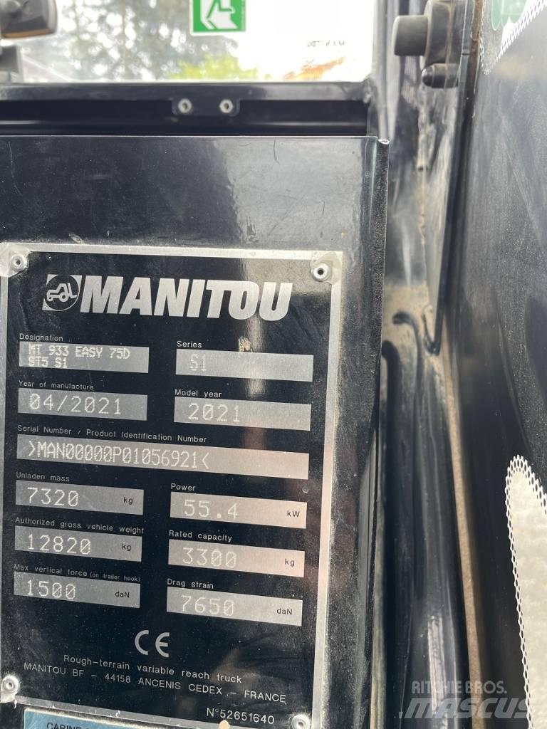 Manitou MT 933 Easy Teleskopski viljuškari