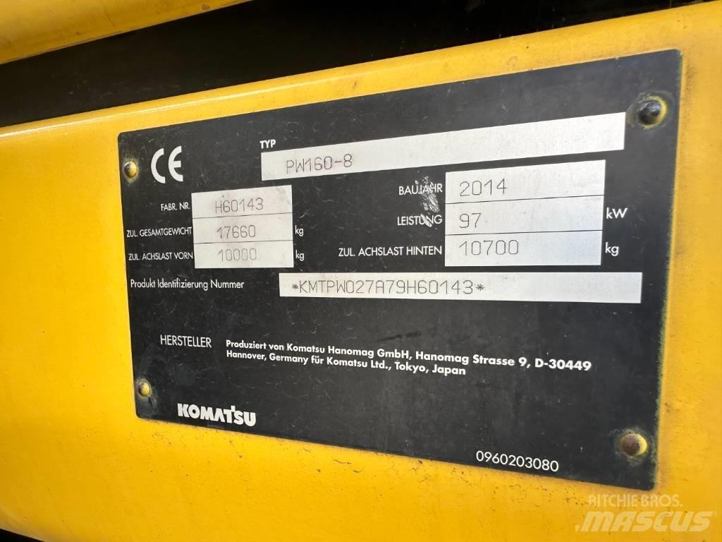 Komatsu PW 160-8 Bageri točkaši