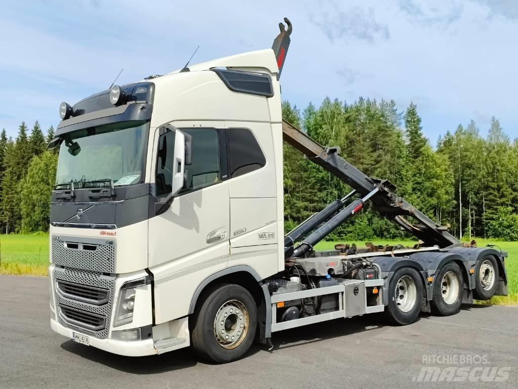 Volvo FH 16 Rol kiper kamioni sa kukom za podizanje tereta