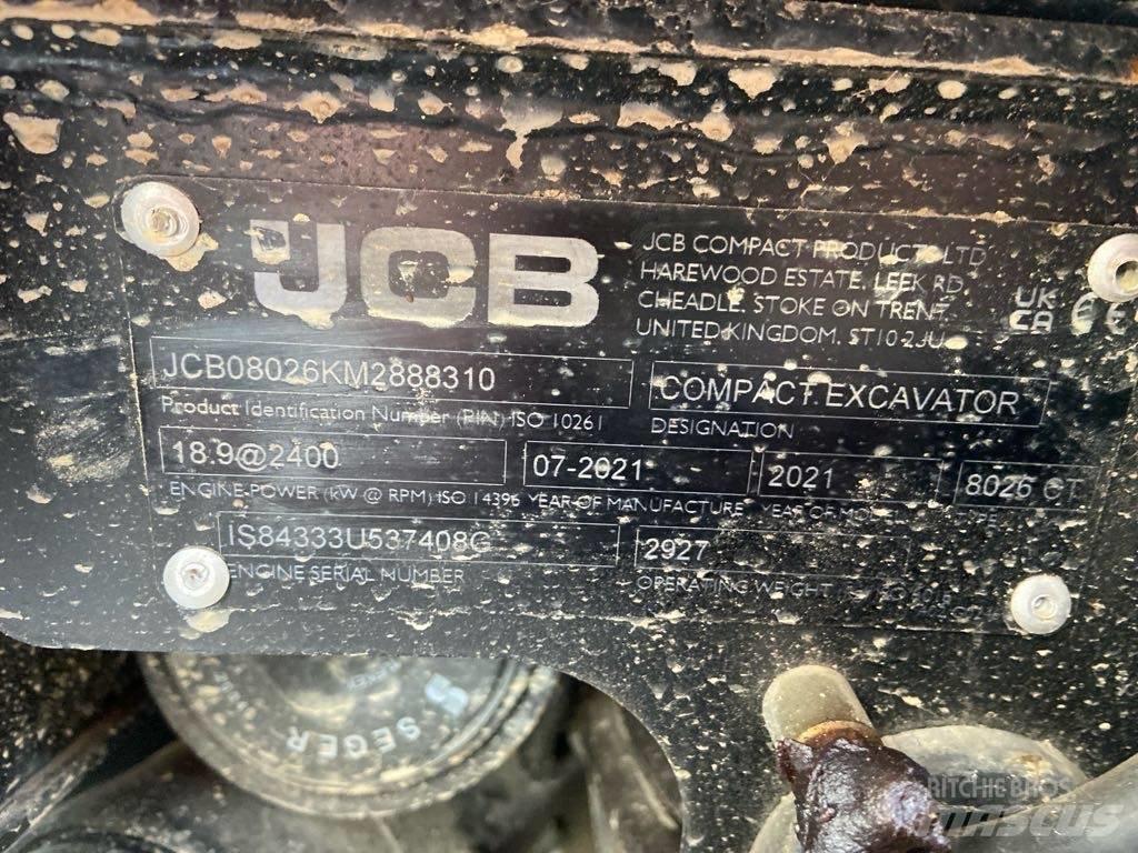 JCB 8026CTS Bageri guseničari