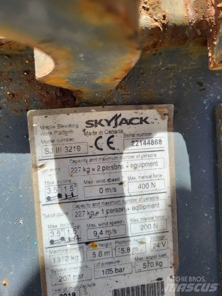 SkyJack 32/19 Makazaste platforme