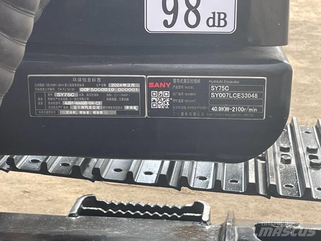 Sany SY 75 C pro Mini bageri < 7t