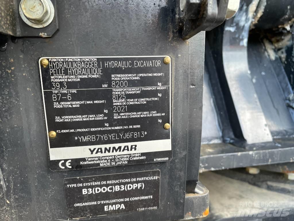 Yanmar B7 Midi bageri 7t – 12t
