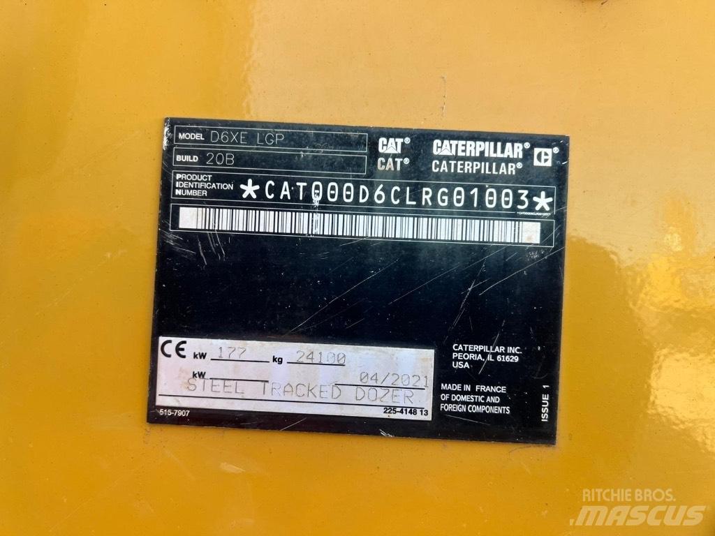 CAT D6XE Buldožeri guseničari