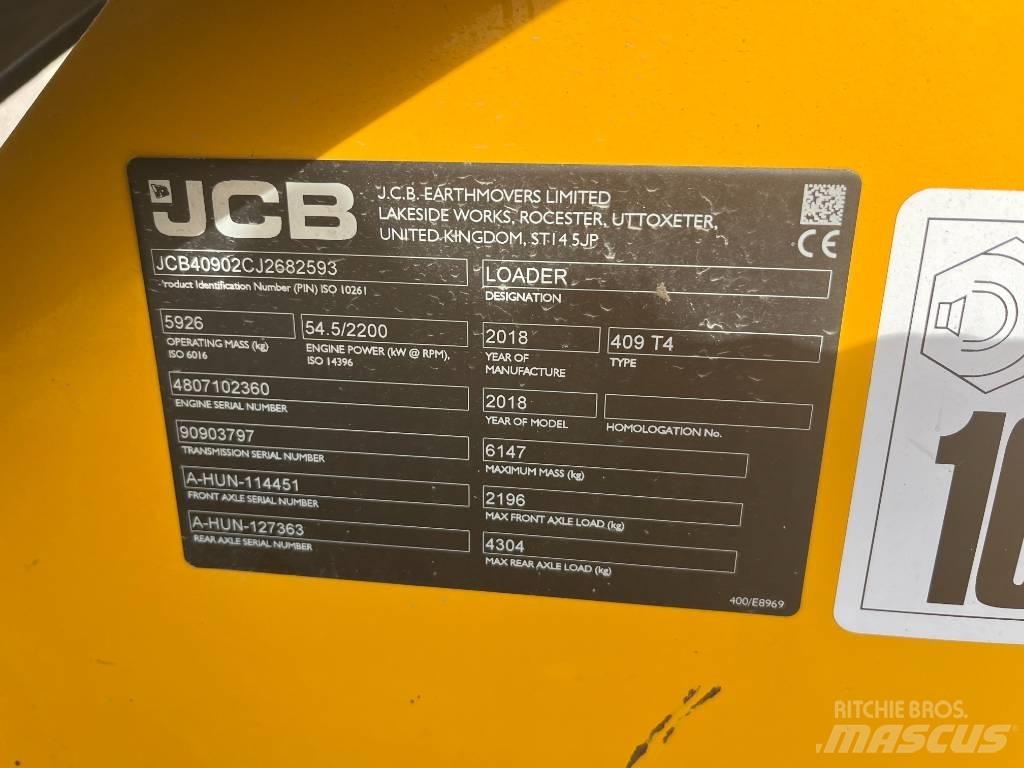 JCB 409 T4 Utovarivači na točkove