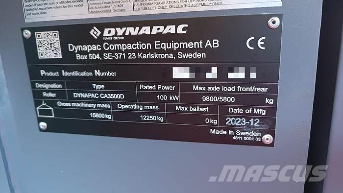 Dynapac CA3500D Ostali valjci