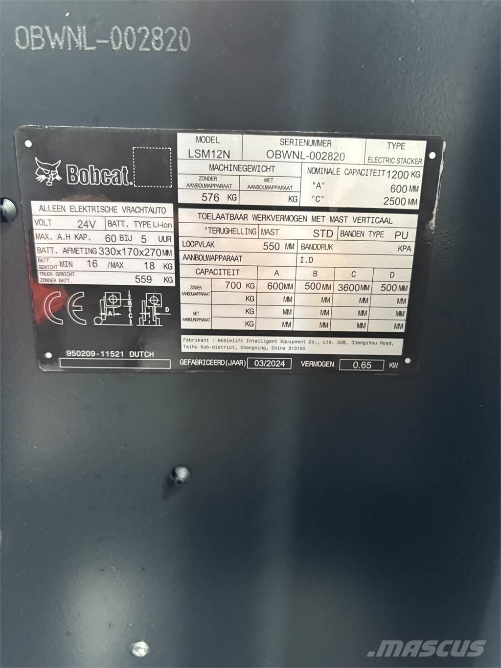 LSM  Ručni električni viljuškar