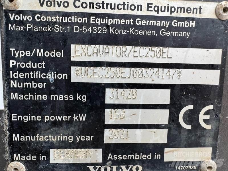 Volvo EC 250 EL Bageri guseničari