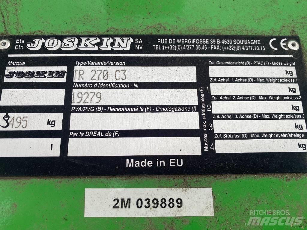 Joskin TR 270 C3 Kosilice za livade