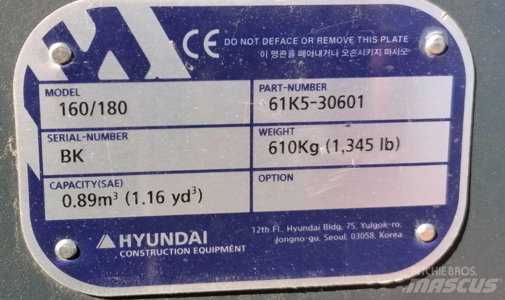 Hyundai 0.89m3_HX180 Kašike / Korpe