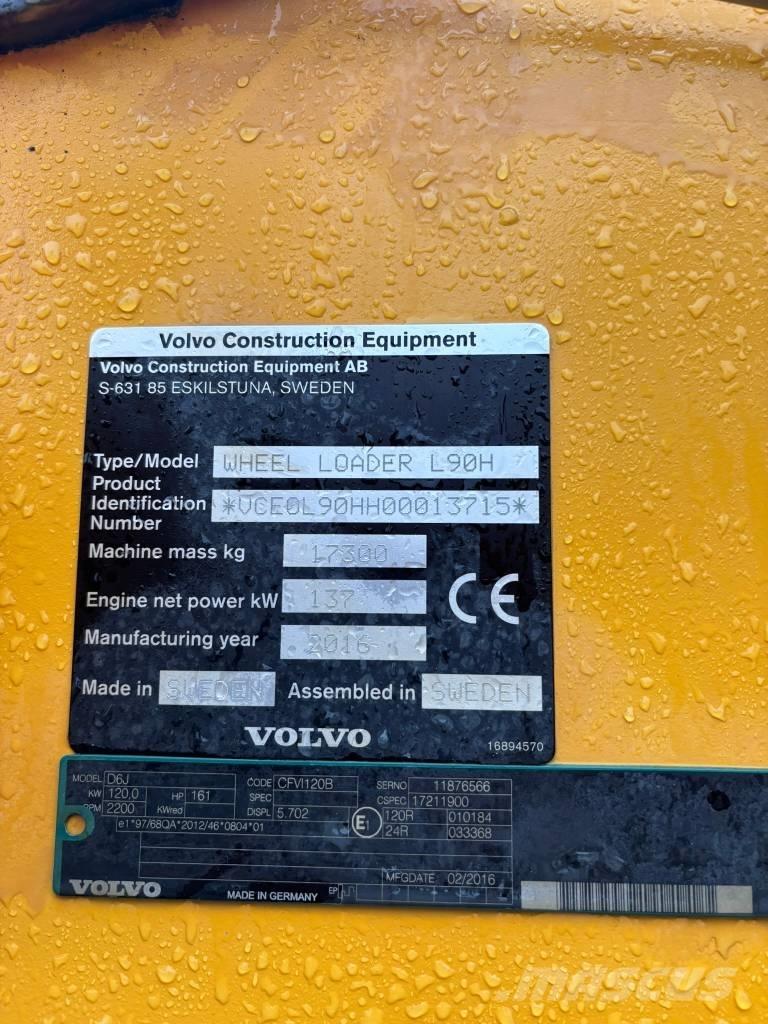 Volvo L 90 H Utovarivači na točkove