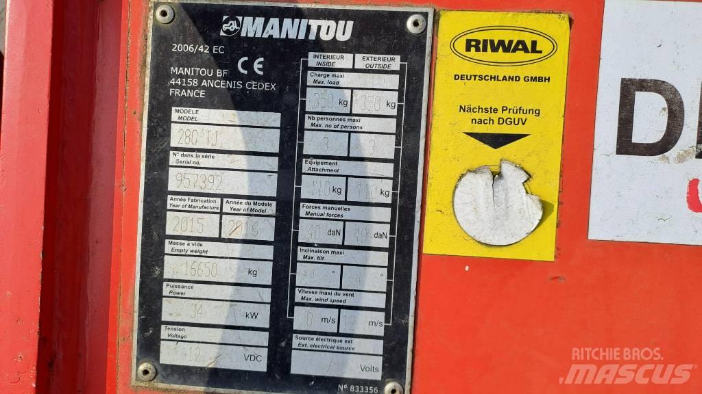 Manitou 280TJ Teleskopske podizne platforme