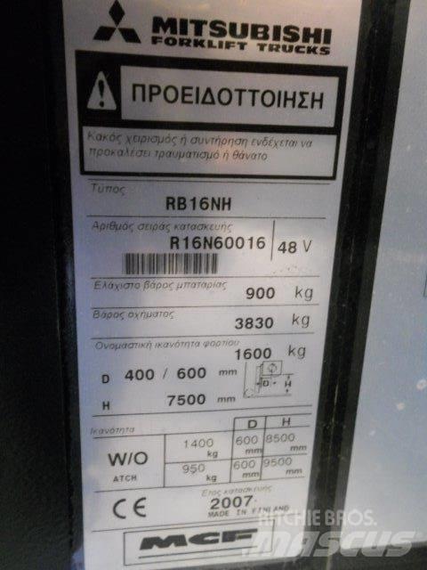 Mitsubishi RB16NH Viljuškari sa pomičnim stupom