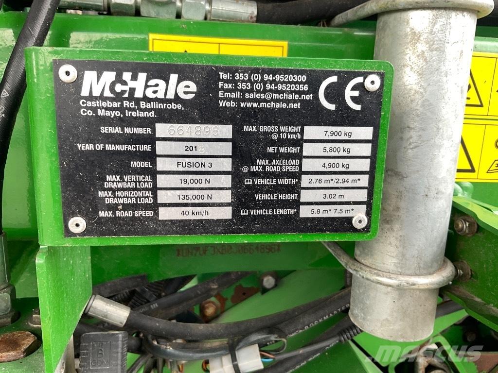 McHale Fusion 3 Prese/balirke za rolo bale