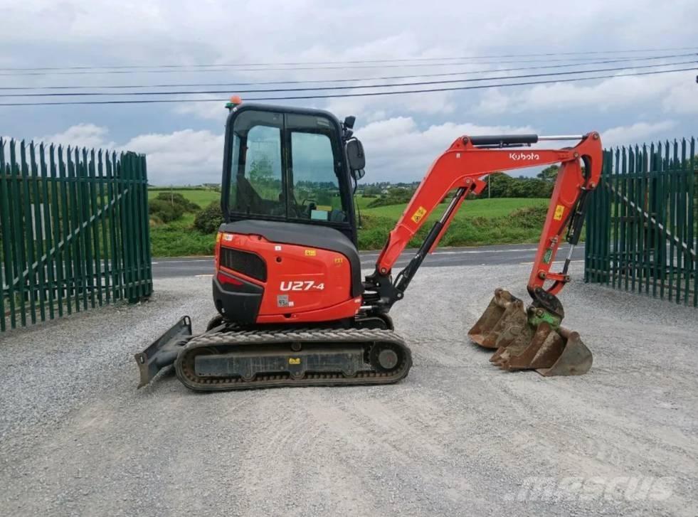 Kubota U 27-4 Mini bageri < 7t