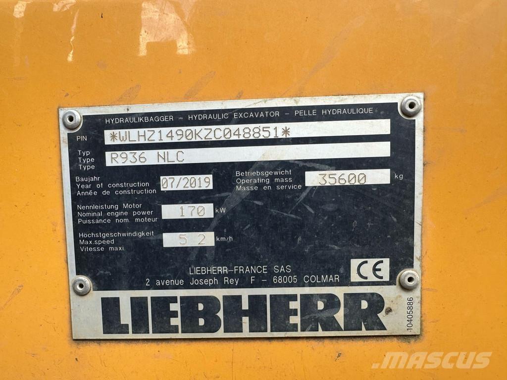 Liebherr R936 NLC Bageri guseničari