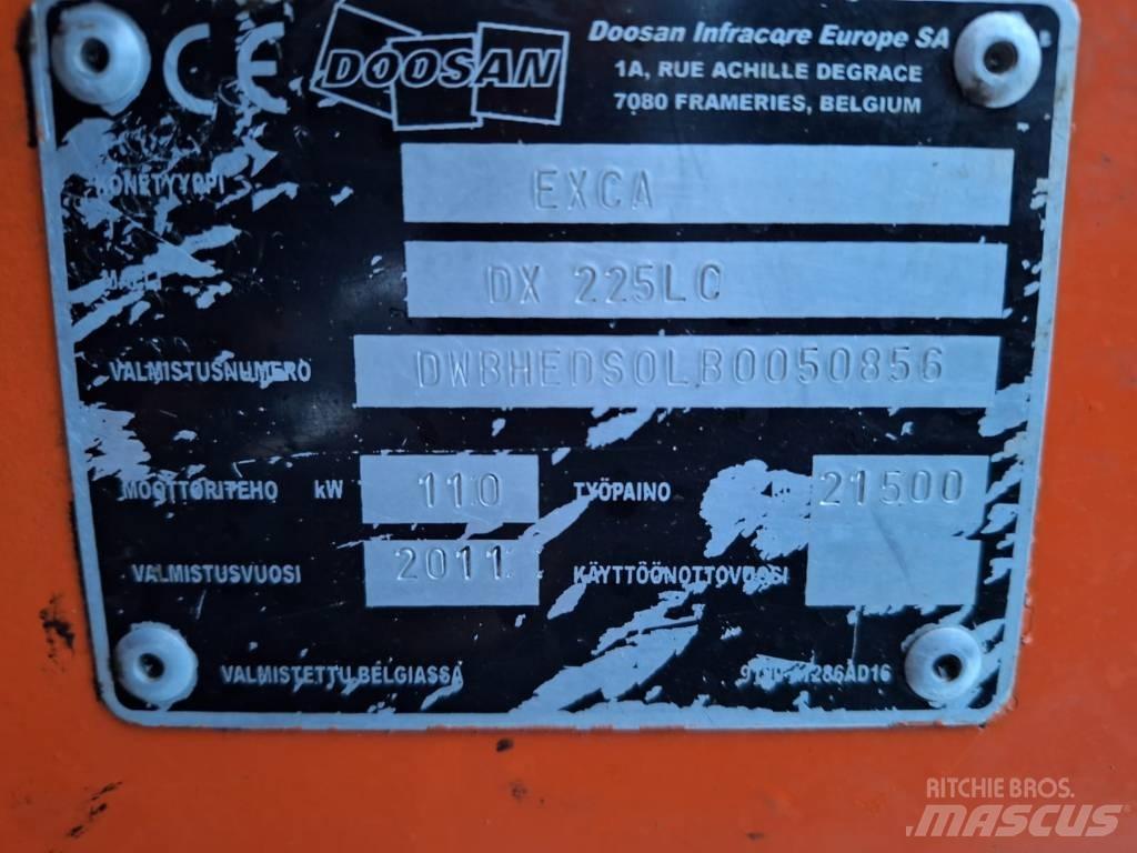 Doosan DX 225 LC Bageri guseničari
