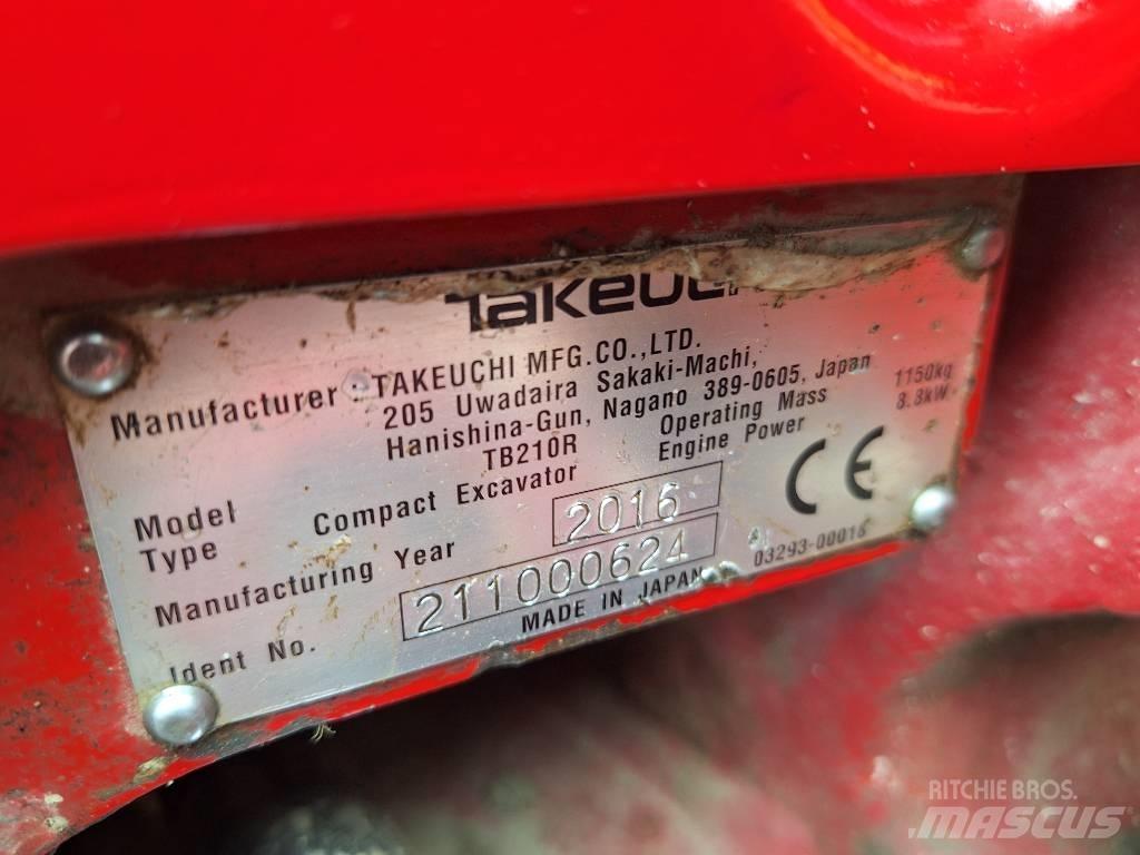 Takeuchi TB 210 R Mini bageri < 7t