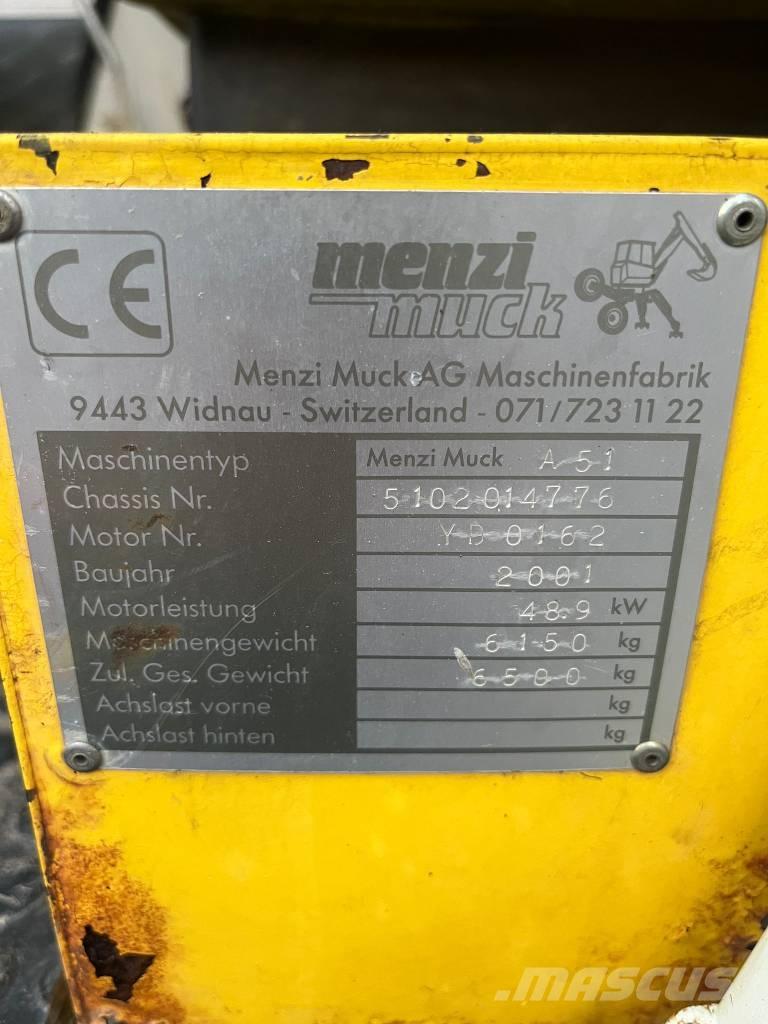 Menzi Muck A51 Polovni specijalni bageri