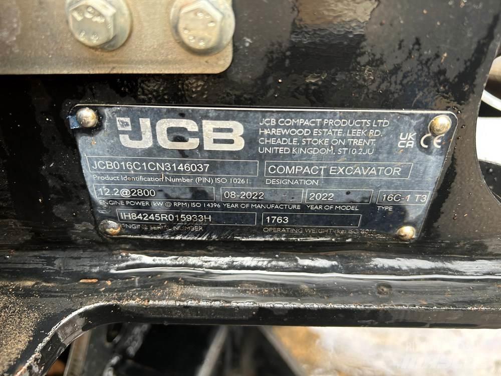 JCB 16C-1 Mini bageri < 7t