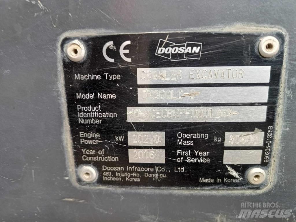 Doosan DX 300 LC-5 Bageri guseničari