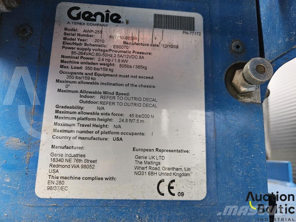 Genie AWP 25 S Ostali kranovi i platforme