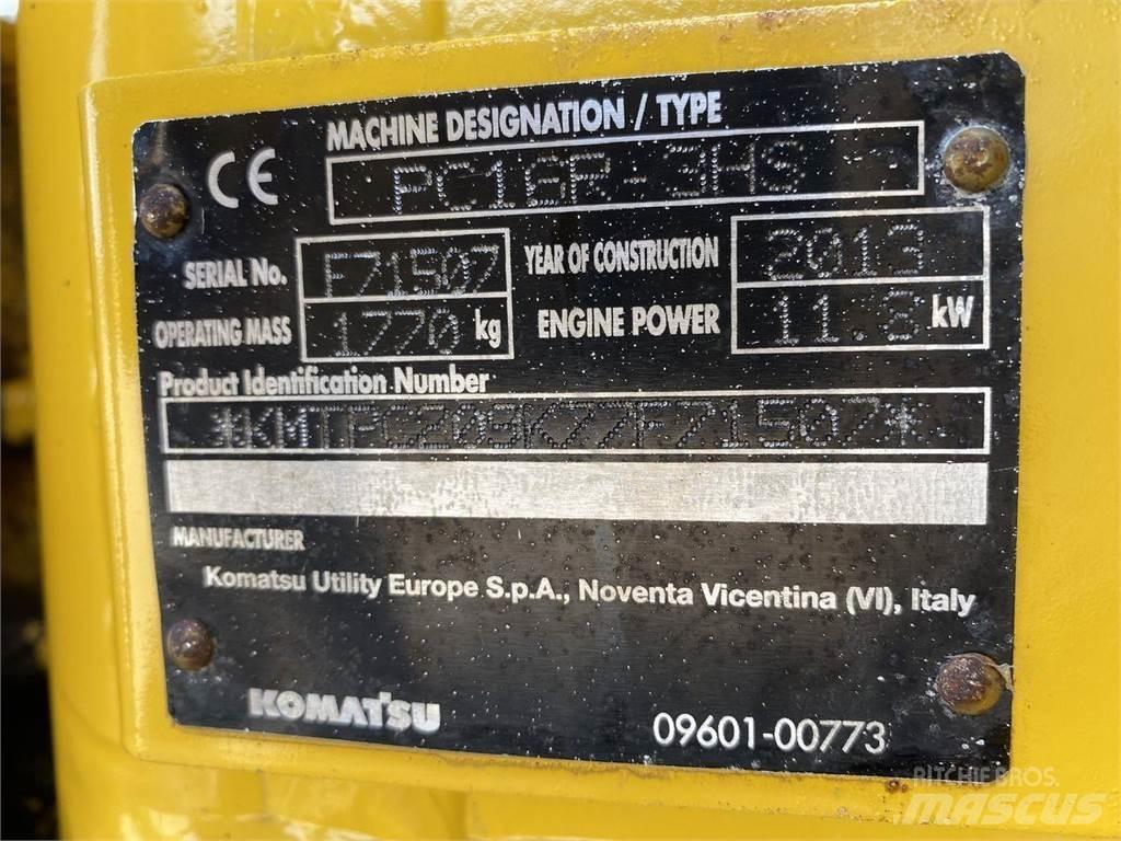 Komatsu PC16R-3 Bageri točkaši
