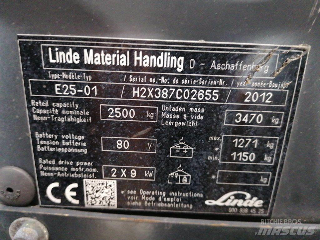 Linde E25-01 Električni viljuškari