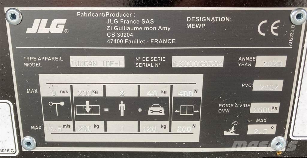 JLG Toucan 10E-L Ostali kranovi i platforme