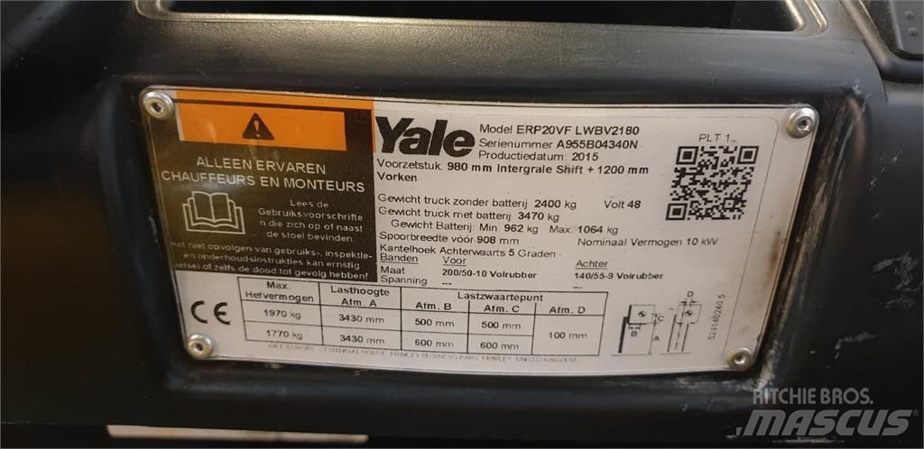 Yale ERP20VF 2014 Električni viljuškari