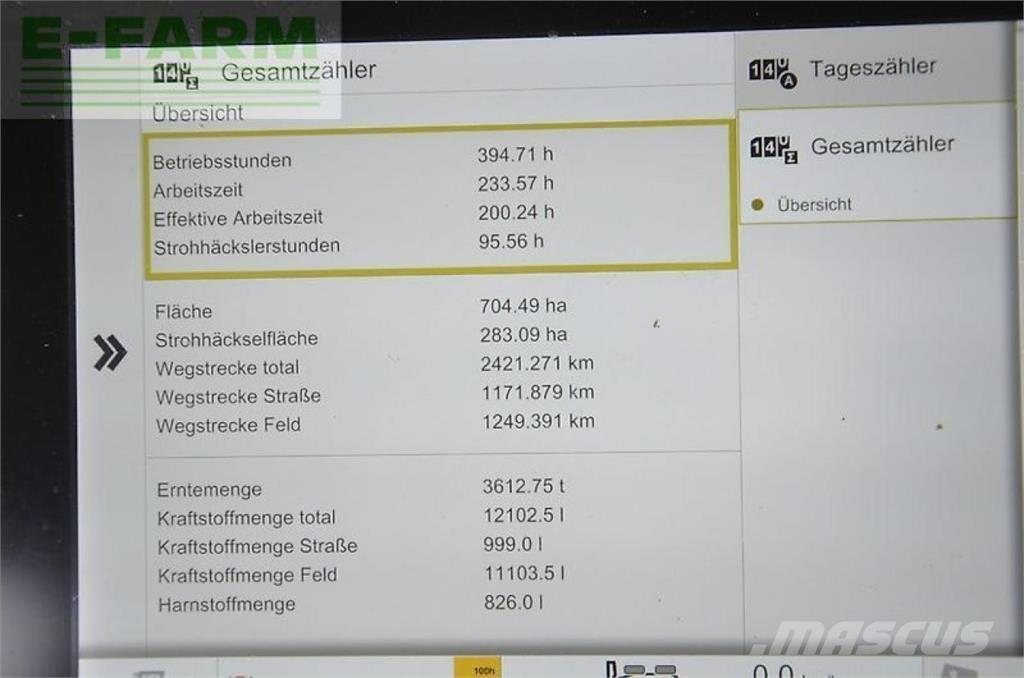 CLAAS trion 730 Kombajni