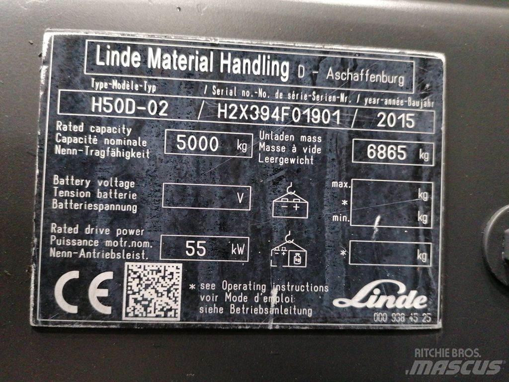 Linde H50D-02 Dizelski viljuškari